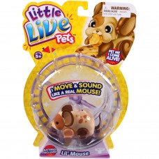 Moose Toys Little Live Pets Season 1 Lil' Mouse Single Pack, Crumbs   